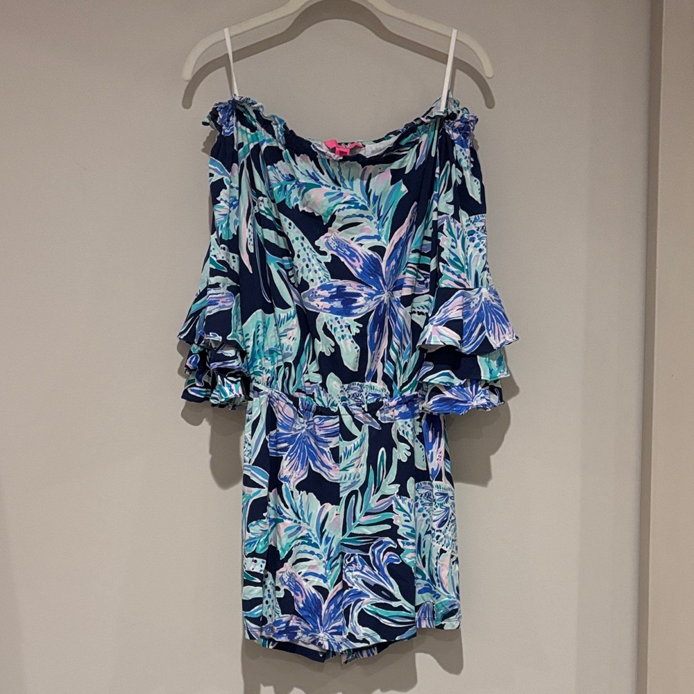 Lilly Pulitzer Off-Shoulder Romper